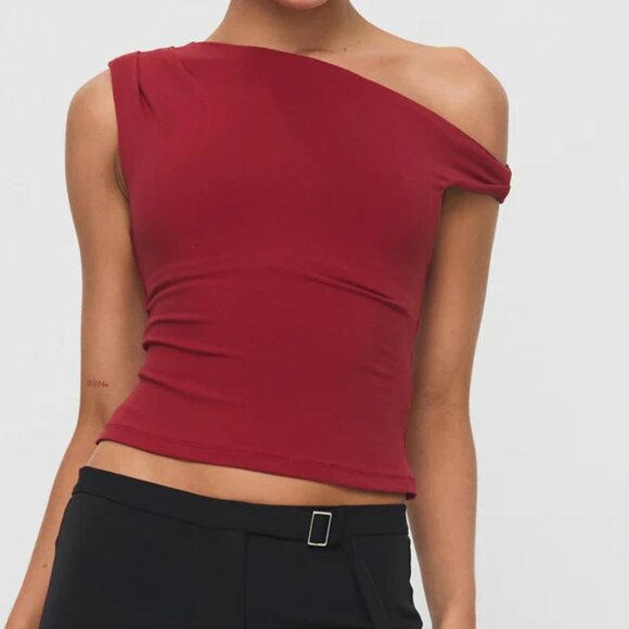 *NWT* Princess Polly Danza Top - Red - Picture 1 of 5